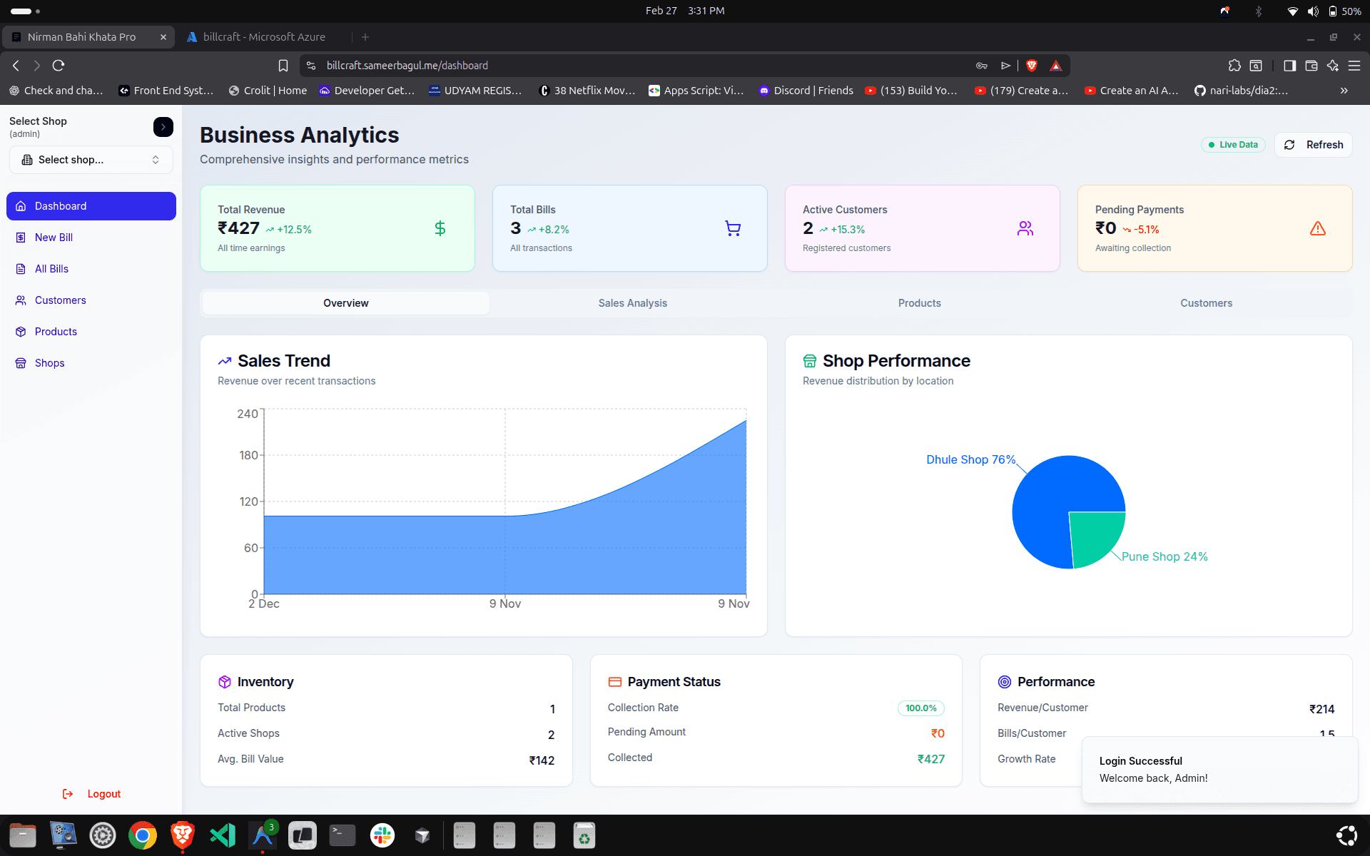 BillCraft - Professional Billing & Inventory Management